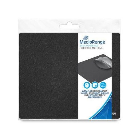 Shop MediaRange Mouse Pad Black - Enhance Your Workspace with Style and Comfort (MROS251)
